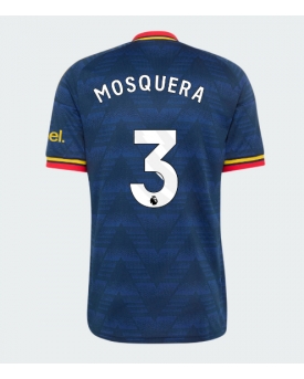 Arsenal Cristhian Mosquera #3 Maglia Gara Trasferta Repliche 2026-27 Maniche Corte Arsenal Cristhian Mosquera #3 Maglia Gara Trasferta Repliche 2026-27 Maniche Corte